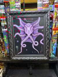 Image 4 of Chromatophoric Patterns  • Character study • Framed Original Painting on paper