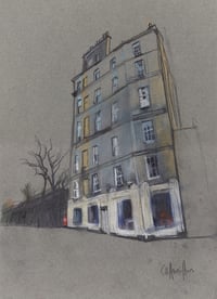 Image 2 of Tenement, North West Circus Place, Edinburgh - Pencil and Soft Pastels on Paper 