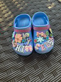Image 1 of TeaCup Clogs (Elsa inspired) kids size: 13