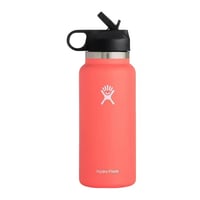 Image 1 of Hydro Flask™️ Wide Mouth with Flex Straw Cap 32 oz, 40 oz | Sunglow