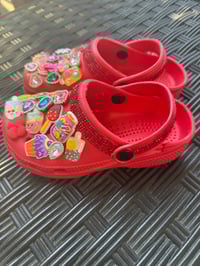 Image 2 of TeaCup Clogs (sweet Reds) Kids Size: 1