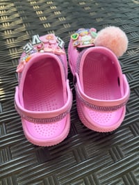 Image 2 of TeaCup Clogs (Pink Love) Kids size: 13