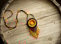 Image 3 of Tribal huichol medicine necklace
