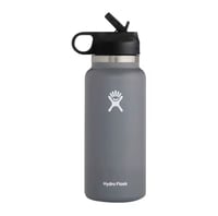 Image 1 of Hydro Flask™️ Wide Mouth with Flip Straw Cap 32 oz, 40 oz | Tonal Birch