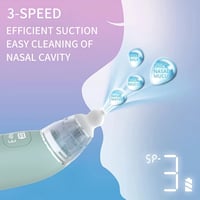 Image 4 of Youngsters' Nasal Aspirator with Adjustable Suction, 3 Soft Silicone Tips