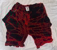 Image 2 of angel autopsy distressed bloomers (black x red) (plus size)