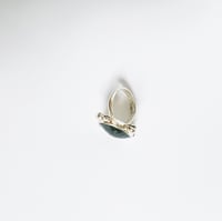 Image 4 of Satalite Cocktail Ring- Black Rutilated Quartz-Sz 7