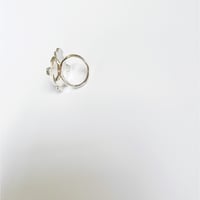Image 6 of Satalite Cocktail Ring- Black Rutilated Quartz-Sz 7
