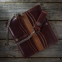 Image 2 of Long Wallet-Wine/Wine/Polished Nickel