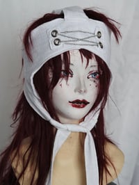 Image 1 of angel autopsy gauze bondage hats