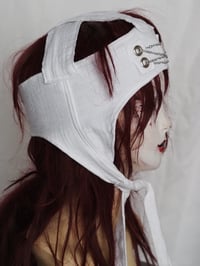 Image 2 of angel autopsy gauze bondage hats