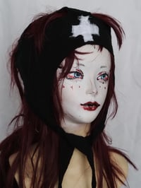 Image 4 of angel autopsy gauze bondage hats