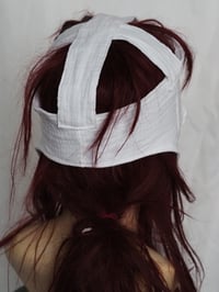 Image 3 of angel autopsy gauze bondage hats