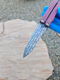 Image 2 of Red Twill Balisong