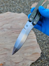 Image 2 of Green Fat Carbon Balisong