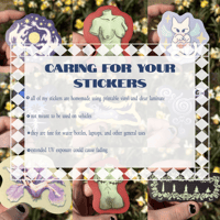 Image 2 of kitty friend trio on a walk sticker