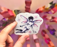 Image 1 of trans masc fairy sticker