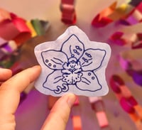 Image 1 of pierced orchid sticker