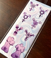 Image 2 of trans pride sticker sheet