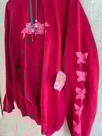 Image 3 of TRIBAL DEVIL FLOWR H00DIE [XL]