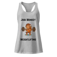 Image 2 of Java Monkey Weightlifting - Ladies Tank