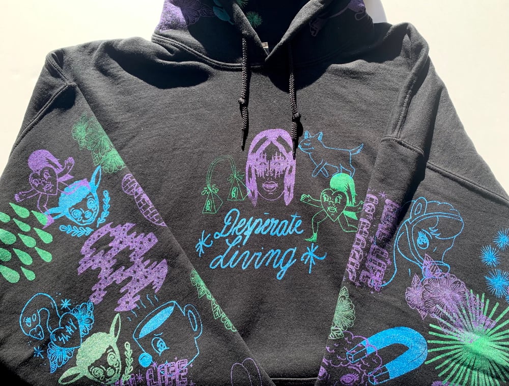 Image of "Desperate Living" hoodie (XL)