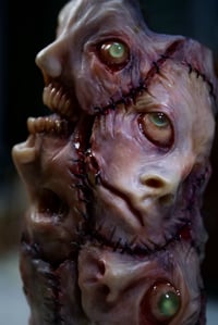 Image 17 of Face Off collectible Bic lighter sleeve, glow in the dark,  original sculpt, functional art OOAK