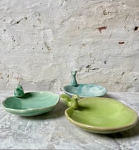 Image 2 of Animal dish - green peacock 