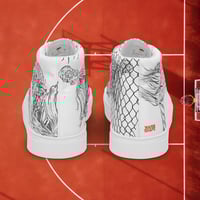 Image 3 of "Netty, Thready, & Shreddy" Women's High Top Shoes