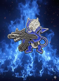 BLUE DEVIL pin-CM/SAVAGE collab 😈🔫