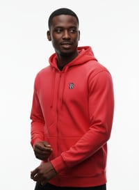 Image 1 of YB Red Heavy Blend Full-Zip Hooded Sweatshirt