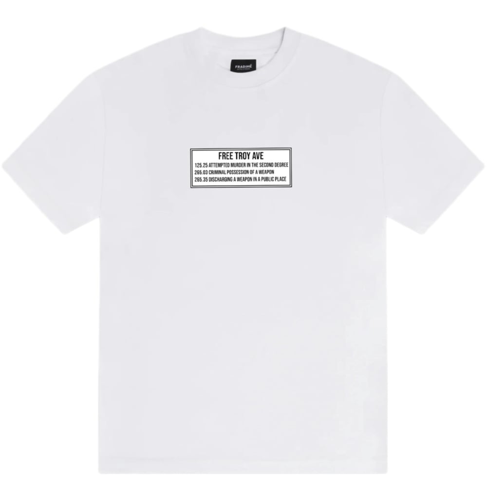 Image of Free Troy Ave Charges Tee White