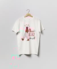 Image 1 of "Punk's not dead!" póló - kakas - vintage fehér