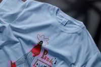 Image 2 of "Punk's not dead!" póló - kakas - kék