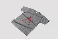 Image 2 of "Punk's not dead!" póló - kakas - szürke