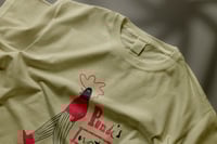 Image 2 of "Punk's not dead!" póló - kakas - sárga