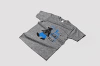 Image 2 of "Punk's not dead!" póló - süni - szürke