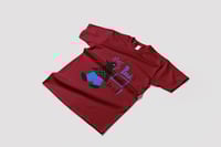 Image 2 of "Punk's not dead!" póló - süni - piros