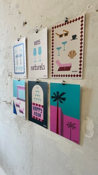 Image 2 of Sun Loungers A3 Print