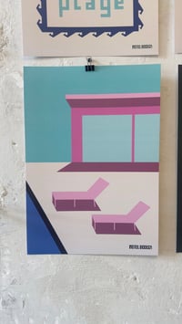 Image 1 of Sun Loungers A3 Print