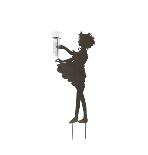 Image of Boy and Girl Rain Gauge