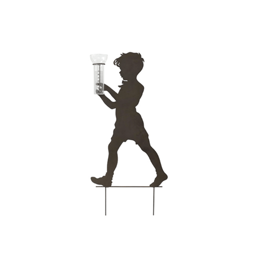 Image of Boy and Girl Rain Gauge