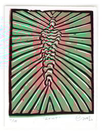 "Zenit" 11/15) – Limited Edition Linocut
