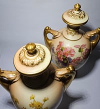 Image 3 of Royal Worcester Pair Covered Vases