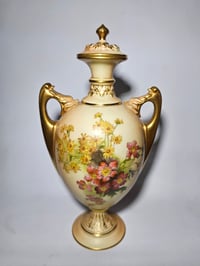 Image 4 of Royal Worcester Pair Covered Vases