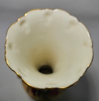 Image 16 of Royal Worcester Pair Trumpet Shaped Vases