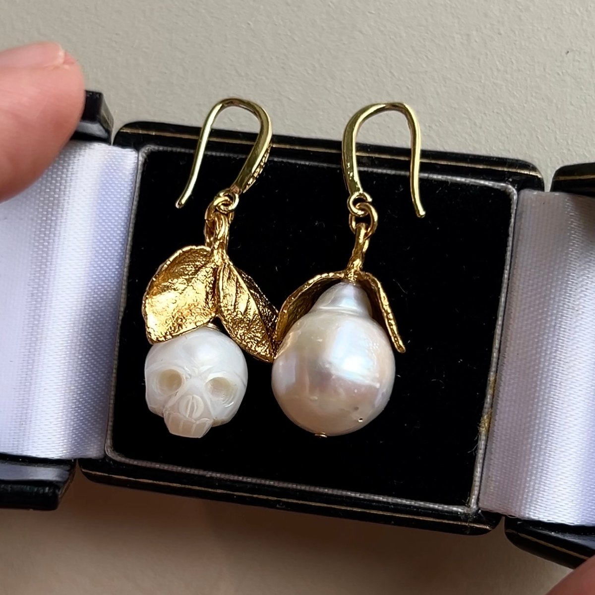 Image of “Just pear-fect” Pearl earrings