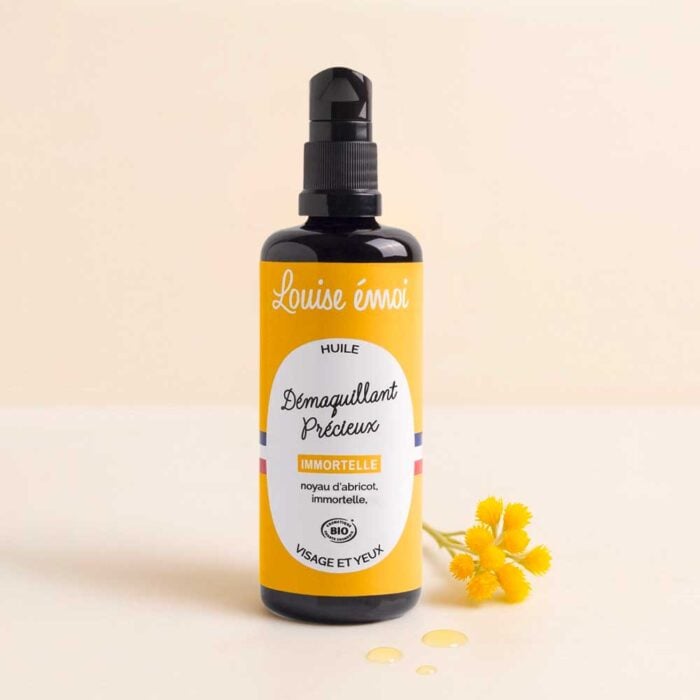 Huile démaquillante précieuse ･ Immortelle  Louis émoi