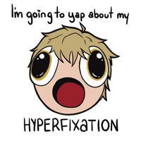Delicious in Dungeon - "Laios Hyperfixation" - Vinyl Stickers