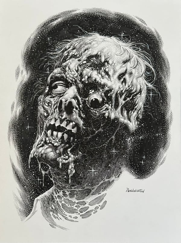 Image of The Incredible Melting Man (original drawing)